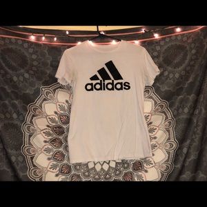 White adidas top